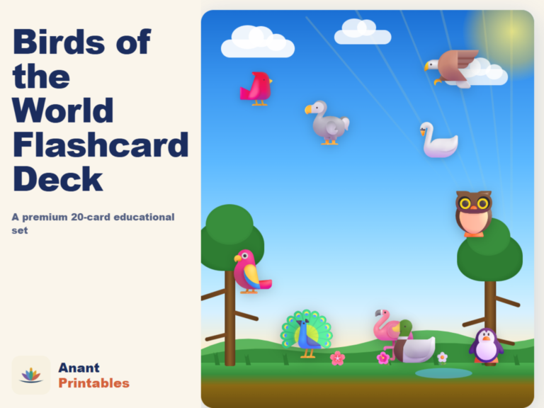 Birds of the World — Flashcard Deck