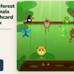 Rainforest Animals Flashcard Deck